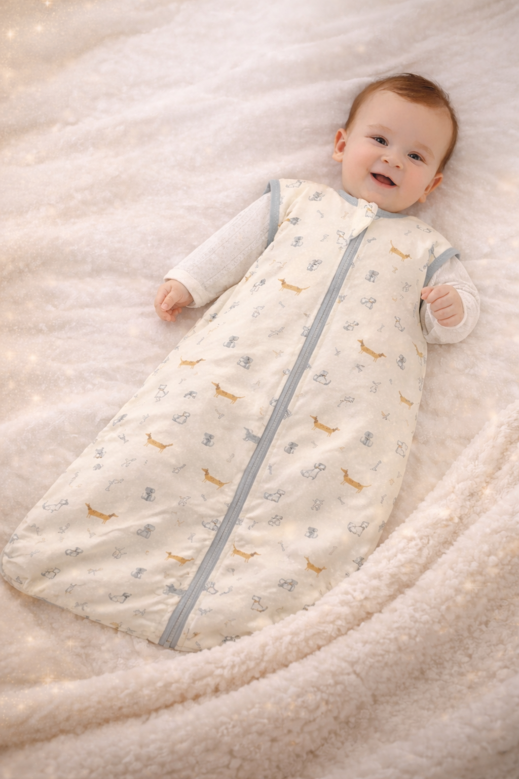 Gigoteuse enveloppante assortie, pensée avec douceur pour votre bébé.