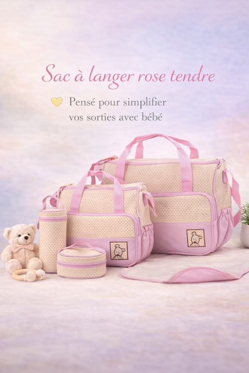 Sac à langer complet multifonction.