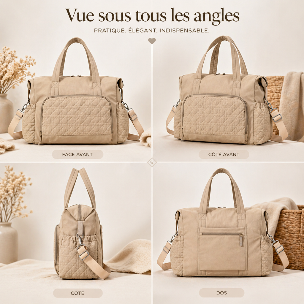 Sac à langer personnalisé – L’essentiel avec le style Douce mémoire.