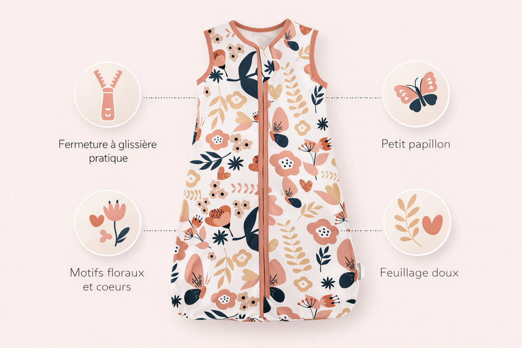 Gigoteuse pour bébé de 3 à 18 mois, légère et idéale.