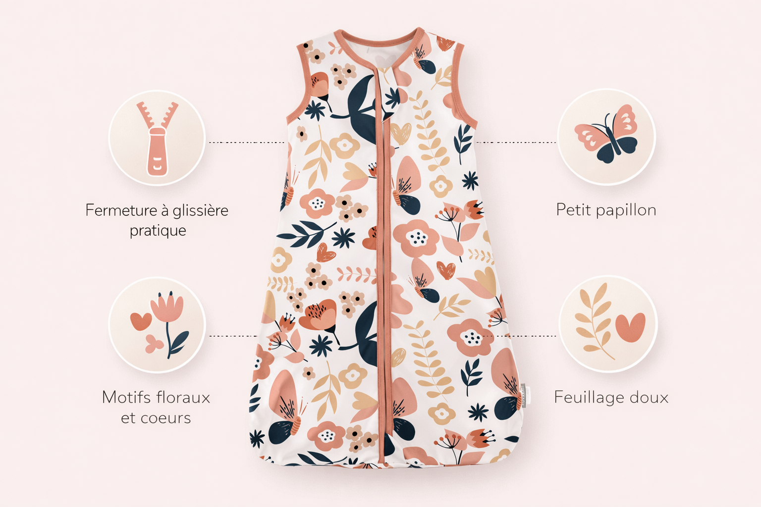 Gigoteuse pour bébé de 3 à 18 mois, légère et idéale.