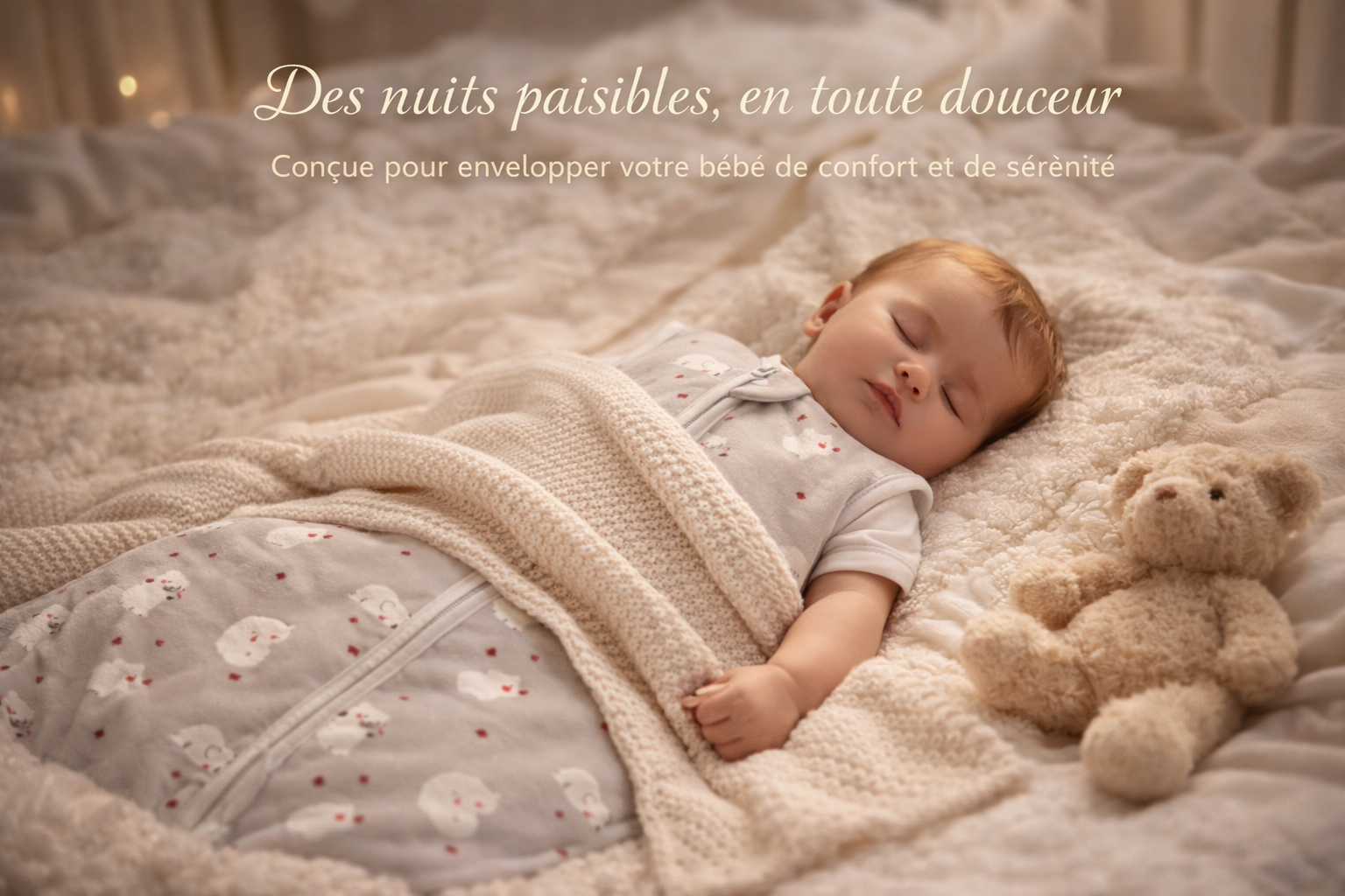 Gigoteuse pour bébé de 3 à 18 mois, légère et idéale.