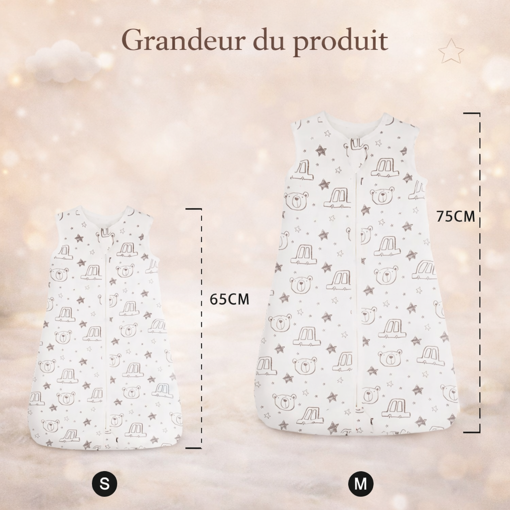Gigoteuse pour bébé de 3 à 18 mois, légère et idéale.